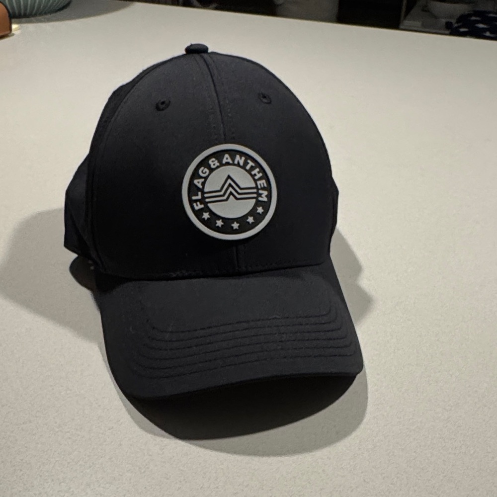 Flag anthem black Baseball Cap